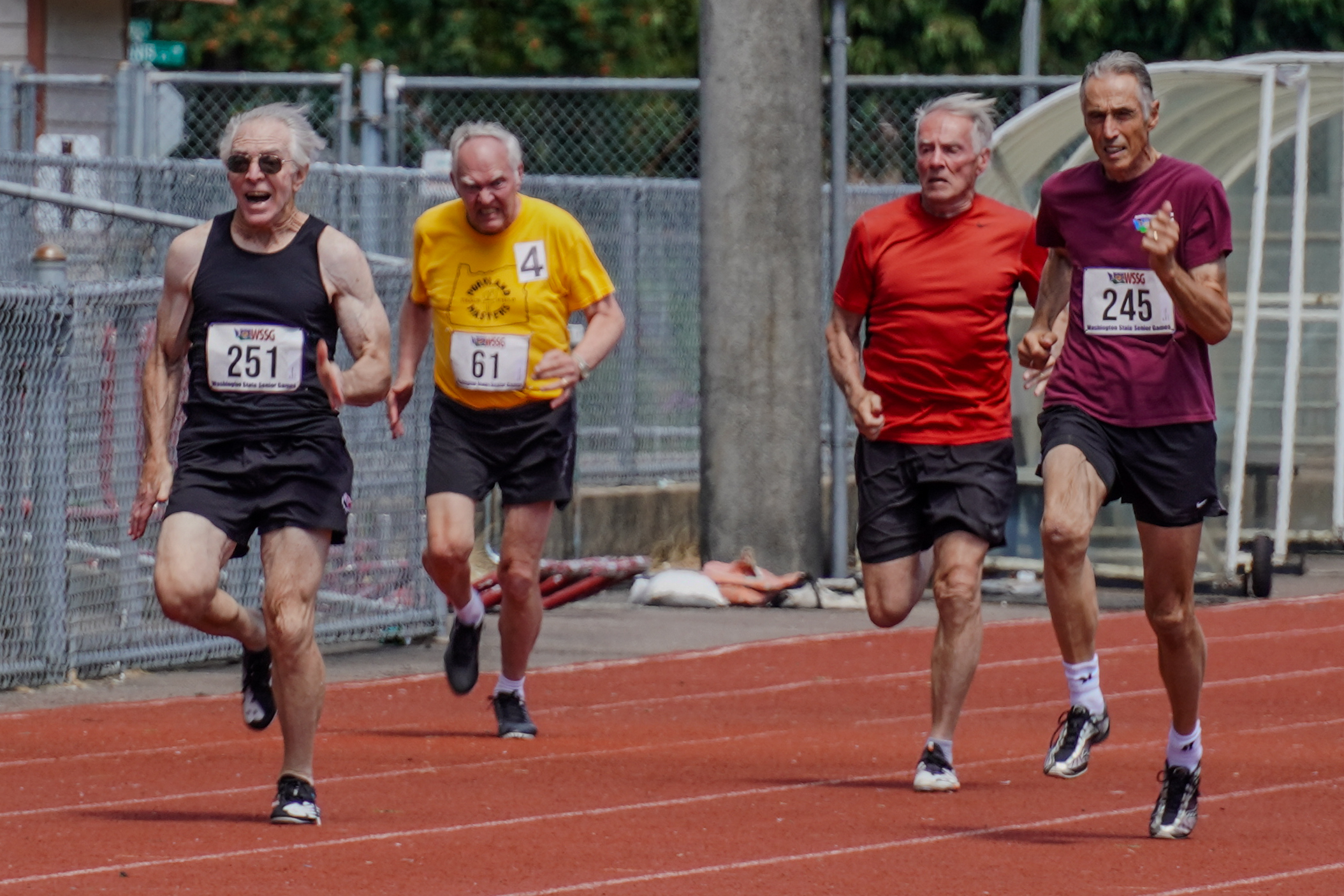 Photos from the Track & Field 100 Meter event on July 22nd